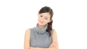 トラブルに悩む女性